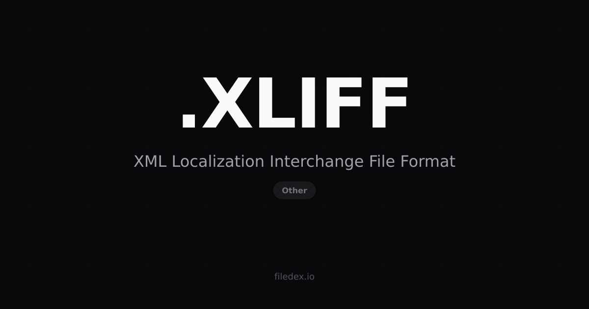 .XLIFF File — XML Localization Interchange File Format | FileDex
